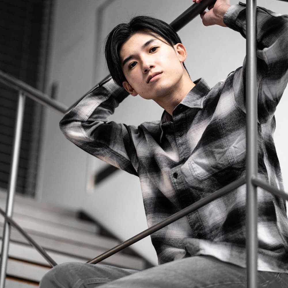 エルグ所属メンズモデル：藤井 紫玄